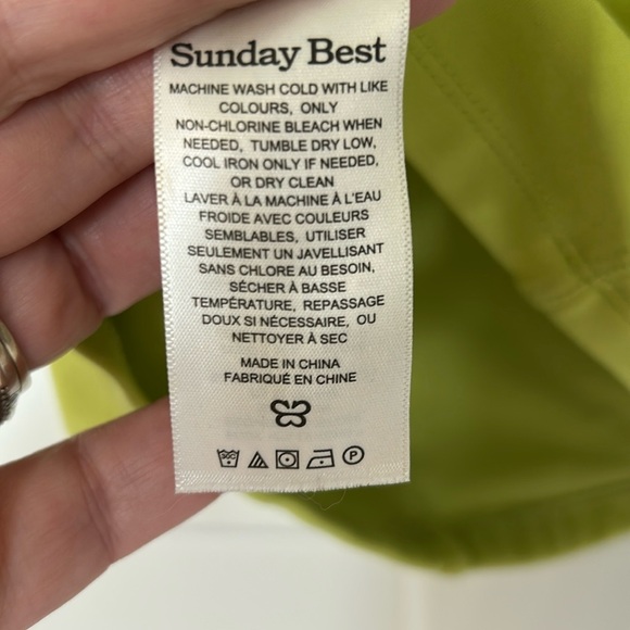 Sunday Best Green Fitted Crop Tank Top - Picture 5 of 7